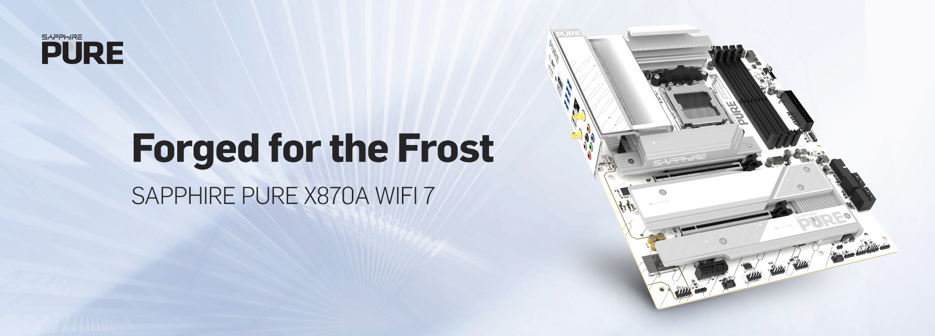 SAPPHIRE PURE X870A WIFI 7 MOTHERBOARD