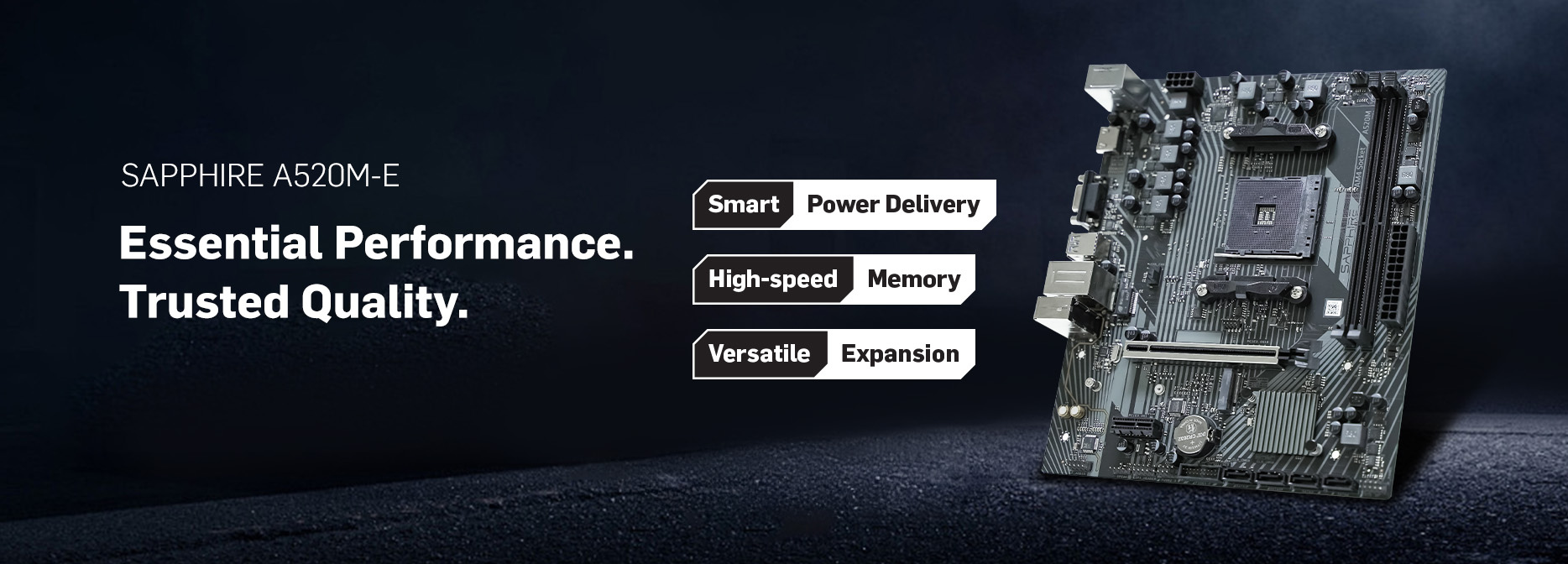 SAPPHIRE A520M-E MOTHERBOARD