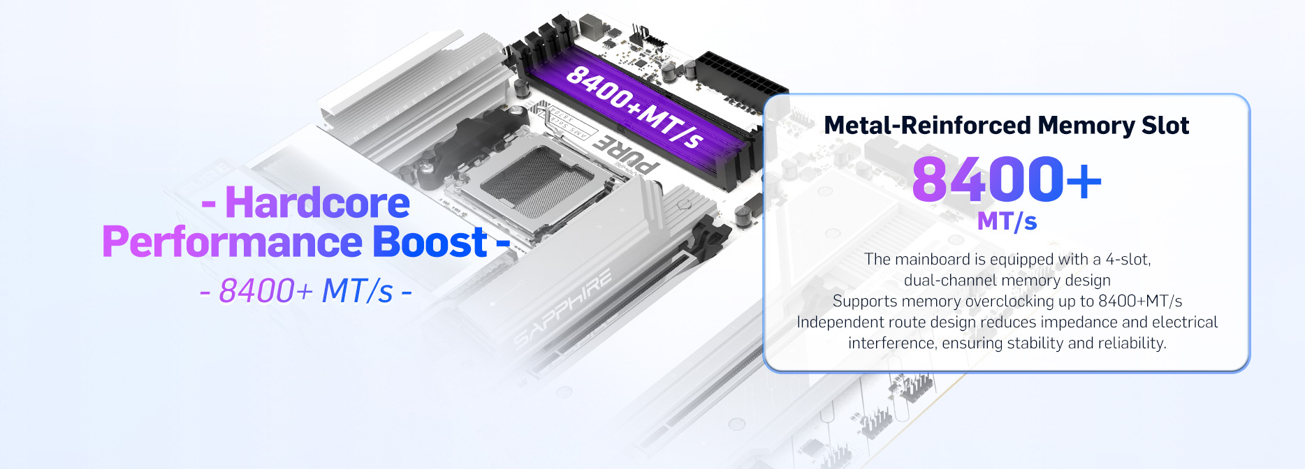 SAPPHIRE PURE X870A WIFI 7 MOTHERBOARD