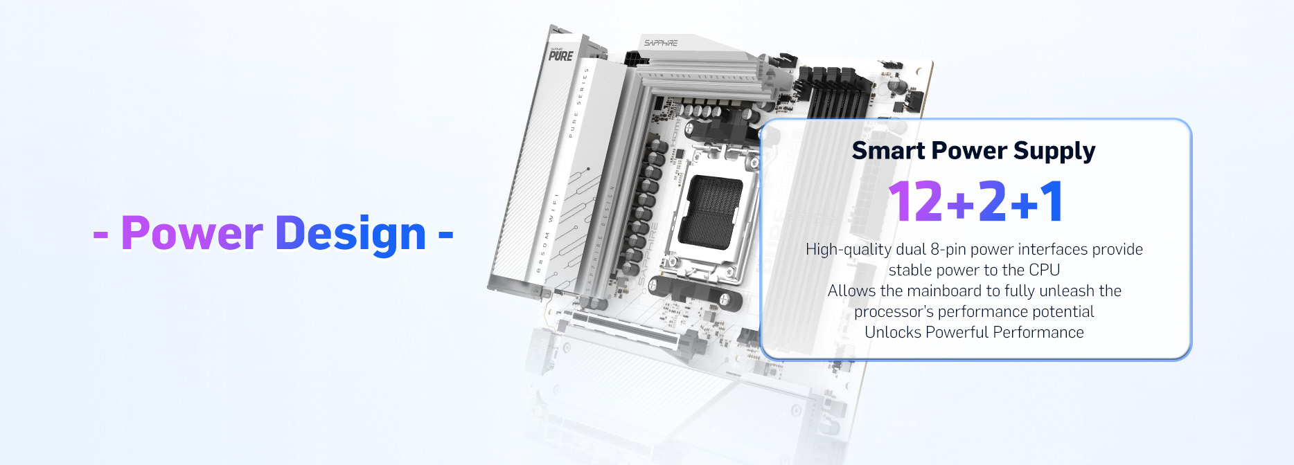 SAPPHIRE NITRO+ B850M WIFI MOTHERBOARD