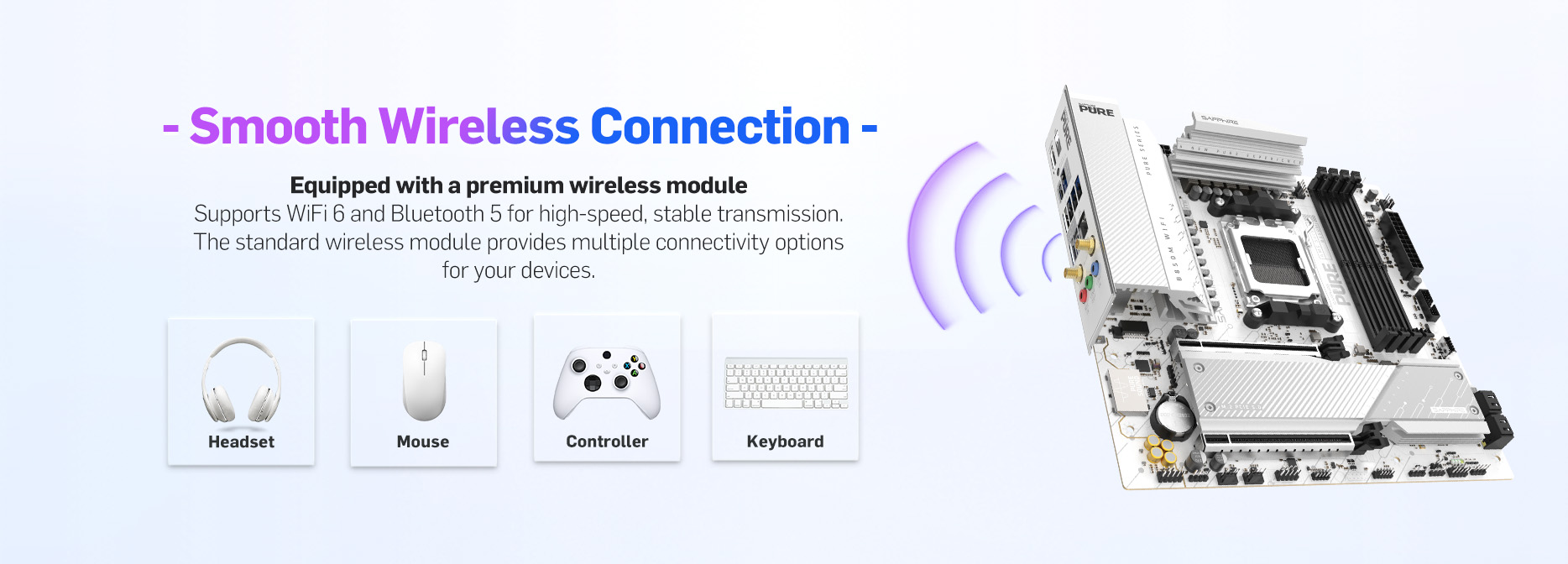 SAPPHIRE NITRO+ B850M WIFI MOTHERBOARD
