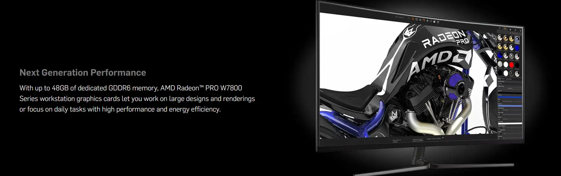 SAPPHIRE AMD RADEON PRO W7800 48GB Graphics Card